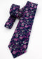 Floral Silk Jacquard Tie - Pink